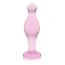 Анальная пробка Love Toy Glass Romance Dildo GS16, розовая - Фото №1