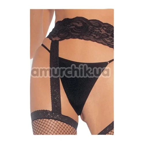 Панчохи з поясом Fashion Leg Avenue Black Fishnet 2116223, чорні