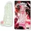 Вібронасадка на пеніс Vibrating Silikon Sleeve, 12 см прозора - Фото №2
