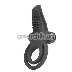 Виброкольцо Pretty Love Vibrant Penis Ring 210203, черное - Фото №1