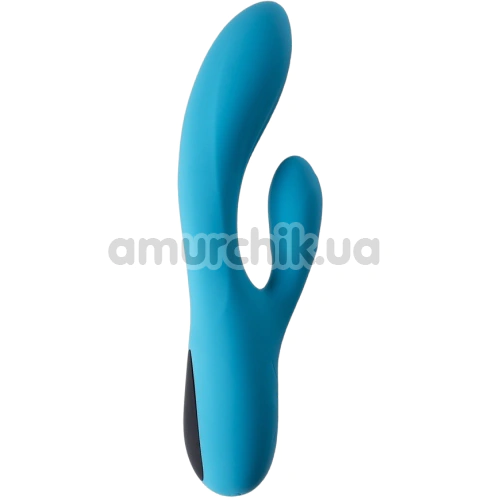 Вібратор Virgite Vibes Dual Vibrator V1, блакитний - Фото №1