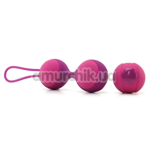 Вагинальные шарики Key Stella II Double Kegel Ball Set, розовые - Фото №1