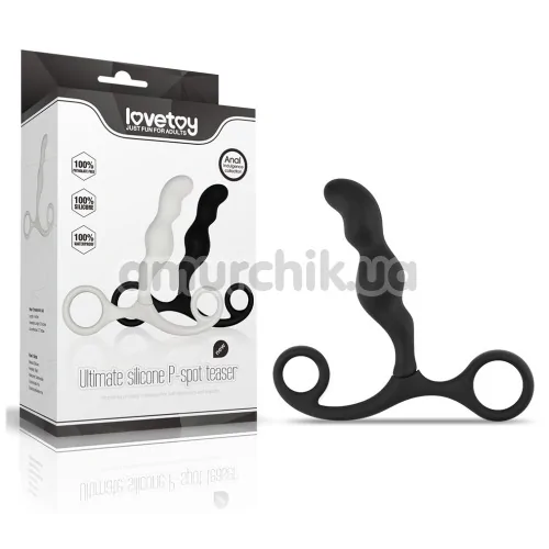Стимулятор простаты Lovetoy Ultimate Silicone P Spot Teaser, черный