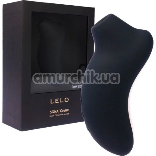 Симулятор орального сексу для жінок Lelo Sona Cruise Black (Лело Сона Круз Блек), чорний