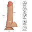 Вібратор Power Basics 8, тілесний - Фото №8
