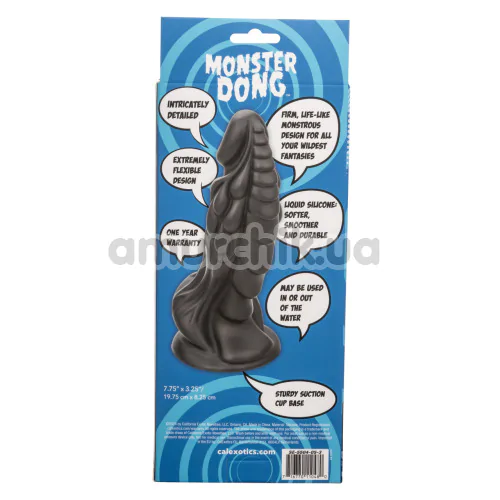 Фаллоимитатор Monster Dong The Martian, черный