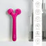 Ультразвуковий масажер для обличчя Geske Sonic Facial Roller 4 in 1, яскраво-рожевий - Фото №15