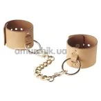 Наручники Bijoux Indiscrets Maze Wide Cuffs, коричневі - Фото №1