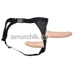 Двойной страпон Double Strap-On - Фото №1