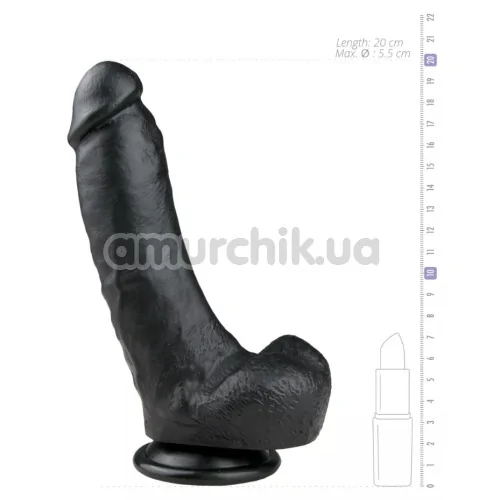 Фаллоимитатор Easy Toys Realistic Dildo 20 см, черный