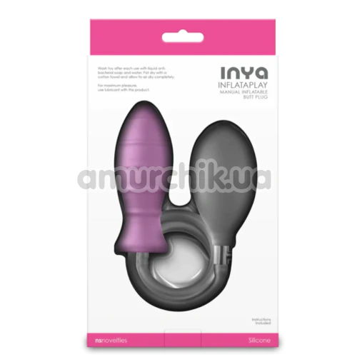 Анальний розширювач Inya Inflataplay, рожевий