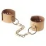 Наручники Bijoux Indiscrets Maze Wide Cuffs, коричневі - Фото №1