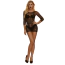 Платье Star Night Net Sparkle Stripe Mini Dress, черное - Фото №6