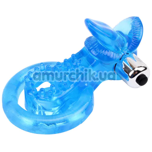Виброкольцо GK Power The Tongue-Clear, голубое