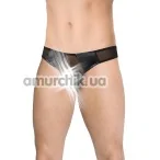 Трусы-стринги мужские Mens Briefs 4519, черные - Фото №1