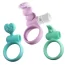 Набор эрекционных колец Love Vibrating Silicone Penis Ornament - Фото №1