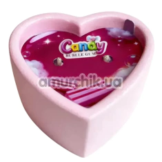 Свеча для массажа Candy Heart Bubble Gum - жвачка, 70 мл - Фото №1