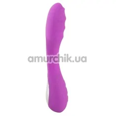 Вібратор з підігрівом Rechargeable Warming Rippled Vibe, фіолетовий - Фото №1