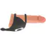 Віброкільце зі стимулятором мошонки Rebel Men's Gear Cock Ring With RC Ball Massager, чорне - Фото №10