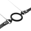 Зажимы для сосков с кляпом Bedroom Fantasies Nipple Clamps & Gag Ring Adjustable, серебряные - Фото №5