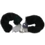 Наручники Fetish Fantasy Series Beginner's Furry Cuffs, черные - Фото №3