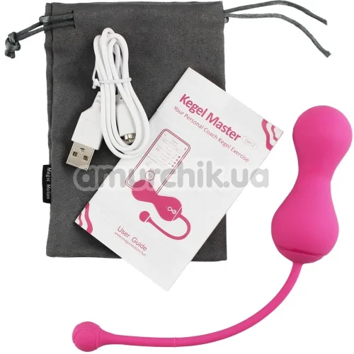Вагинальные шарики Magic Motion Kegel Master Gen 2, розовые