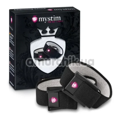 Утяжка для пениса с электростимуляцией Mystim Charming Chuck