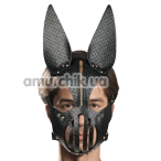 Маска кролика Lovetoy Rebellion Reign Dark Bunny Mask, черная - Фото №1