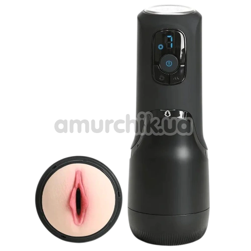 Мастурбатор с вибрацией и всасыванием Otouch Airturn 4 Masturbator, черный