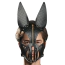Маска кролика Lovetoy Rebellion Reign Dark Bunny Mask, чорна - Фото №1