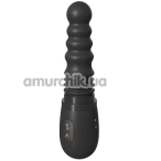 Анальный вибратор с толчками, ротацией и подогревом Anal Fantasy Elite Collection Gyrating Ass Thruster, черный - Фото №1