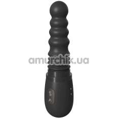 Анальный вибратор с толчками, ротацией и подогревом Anal Fantasy Elite Collection Gyrating Ass Thruster, черный - Фото №1