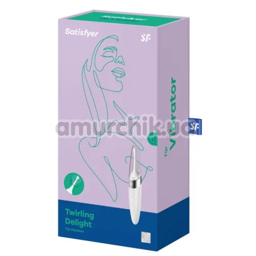 Клиторальный вибратор Satisfyer Twirling Delight, белый