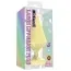 Анальна пробка MisSweet Luv Heart Plug Large, жовта - Фото №4