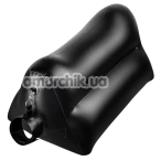 Надувная подушка для секса с фиксаторами Dark Magic Inflatable Cushion, черная - Фото №1