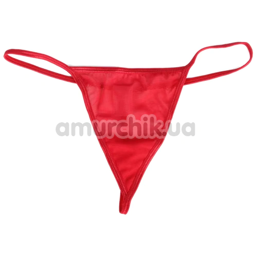 Трусики-стрінги Star Night Rhinestone Panties With Crystals, червоні