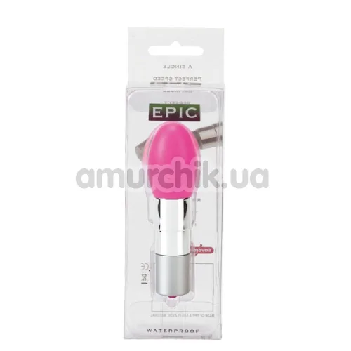 Кліторальний вібратор Epic Pink, рожевий