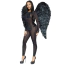 Крила Leg Avenue Deluxe Feather Wings, чорні - Фото №3