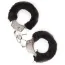 Наручники MAI No.38 Metal Furry HandCuffs, чорні - Фото №2