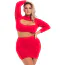 Комплект Stop & Stare 2 Piece Skirt Set, красный: топ + юбка - Фото №3