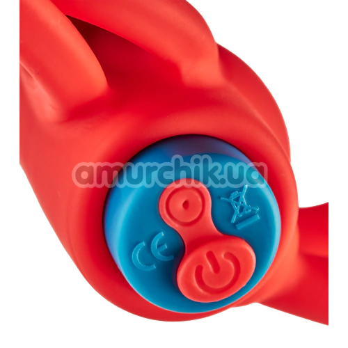 Виброкольцо для члена Love Signal Thrill Ring, красное