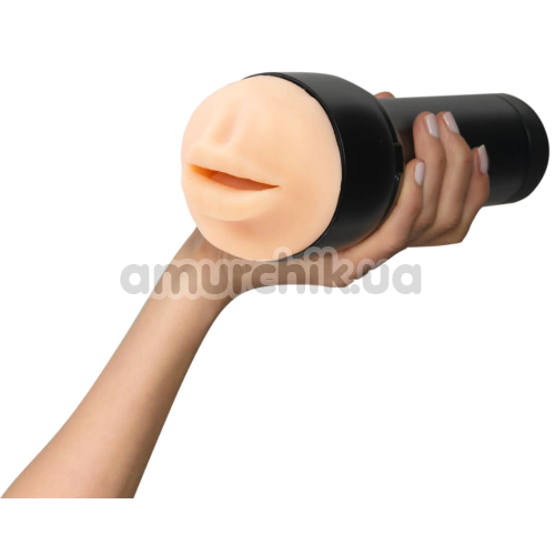 Набір Kiiroo Feel Mouth Interactive Suction Device + Stroker PBC: мастурбатор + інтерактивна насадка, тілесний