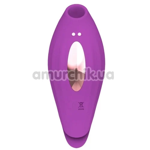 Симулятор орального сексу з вібрацією для жінок Sucking Vibrator PL-VR292, фіолетовий