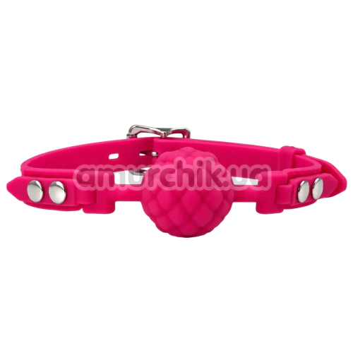 Кляп DS Fetish Silicone Padded Ball Gag S, рожевий - Фото №1
