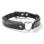 Нашийник DS Fetish Heart Collar, чорний - Фото №1