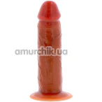 Фалоімітатор Get Real Skin Foreskin Dong 15 cm, світло-коричневий - Фото №1