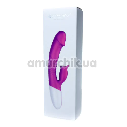 Вібратор з підігрівом FoxShow Silicone 7 Function Vibrator, рожевий