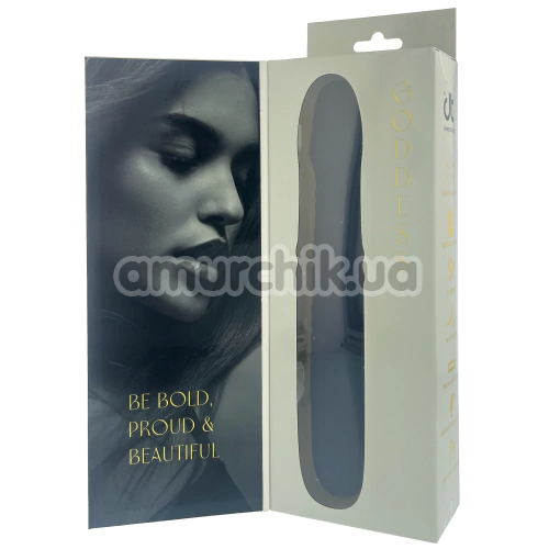 Вибратор с толчками и ротацией Goddess Collection Afrodite, синий