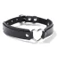 Ошейник DS Fetish Heart Collar, черный - Фото №1