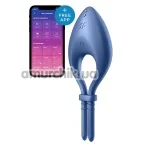 Виброкольцо для члена Satisfyer Bullseye, синее - Фото №1